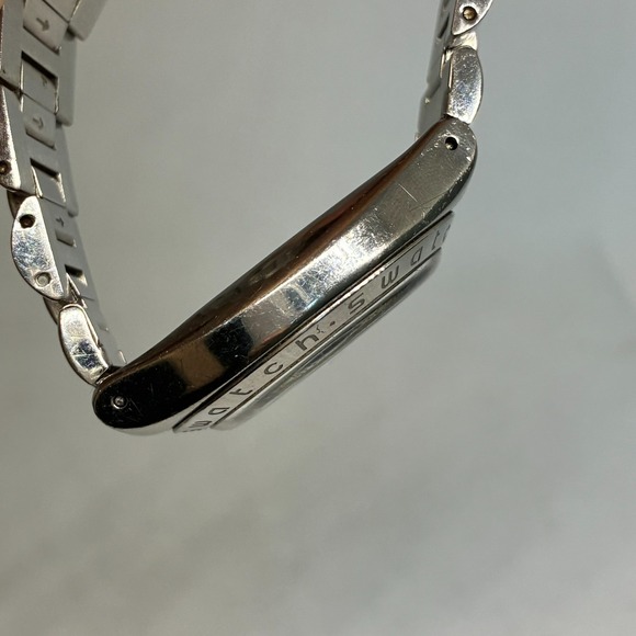 Swatch Irony Happy Joe Watch Unisex 37mm Blue Dial Steel Date YGS410G-WORKING! main image 9
